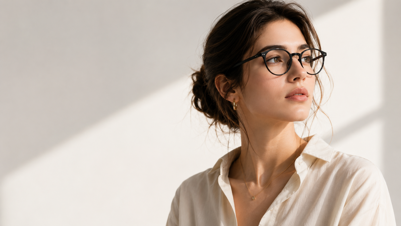 Model wearing eyewear