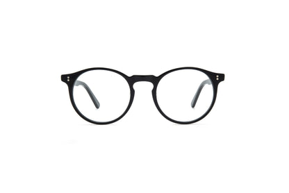 Classic round-frame optical glasses