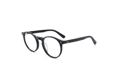 Classic round-frame optical glasses
