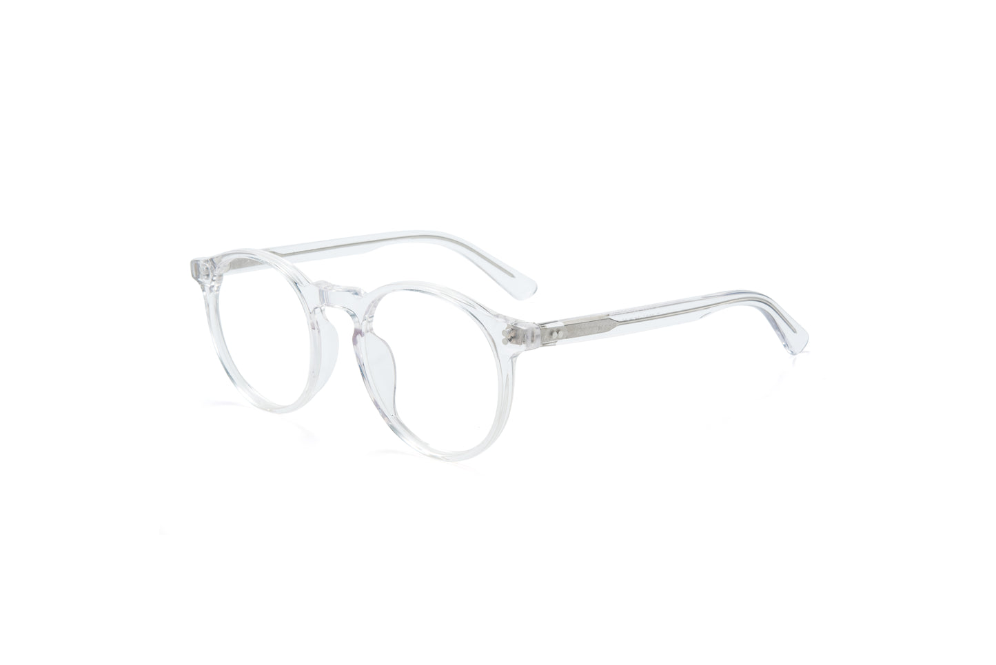Classic round-frame optical glasses