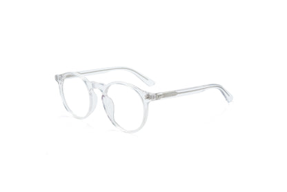 Classic round-frame optical glasses