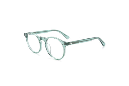 Classic round-frame optical glasses